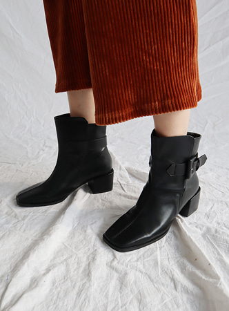 side belt square boots (3 types)